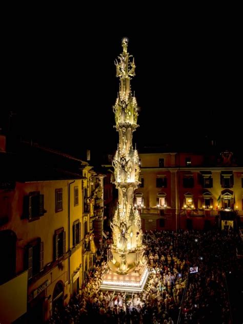 Viterbo La Macchina Di Santa Rosa Progettata Da Un Ufficiale Della