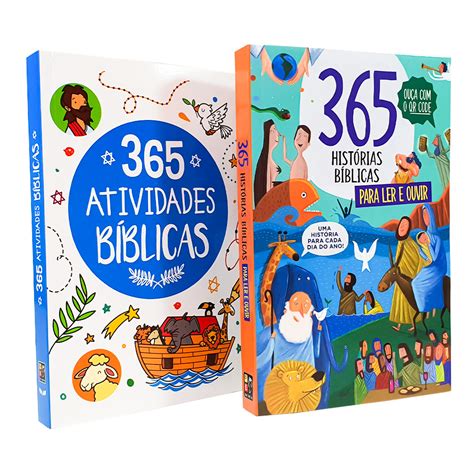 Kit 365 Atividades Bíblicas Histórias Bíblicas Palavras Cruzadas Bíblicas Livraria Cristã