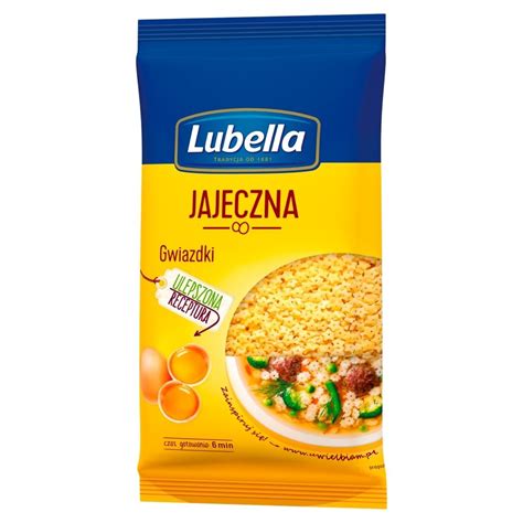 Lubella Jajeczna Makaron gwiazdki 250 g Zakupy online z dostawą do