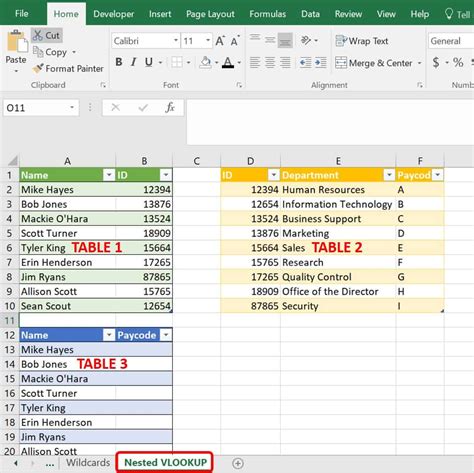 Excel Vlookup Worksheet Vlookup Worksheet Data Example Smart