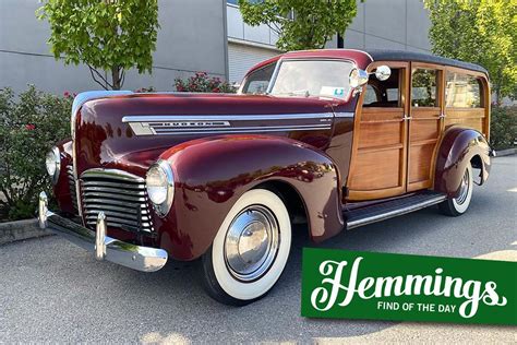 Collector Car Or Fine Furniture One Of Six 1941 Hudson Woodie Looks