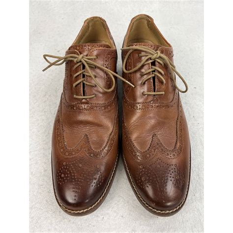 Cole Haan Cole Haan Grand Os Cambridge Mens Shoes Brown 105 M Wingtip Work Dress Oxfords Grailed