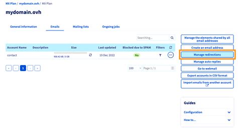 Utiliser Les Alias Et Redirections E Mail OVHcloud