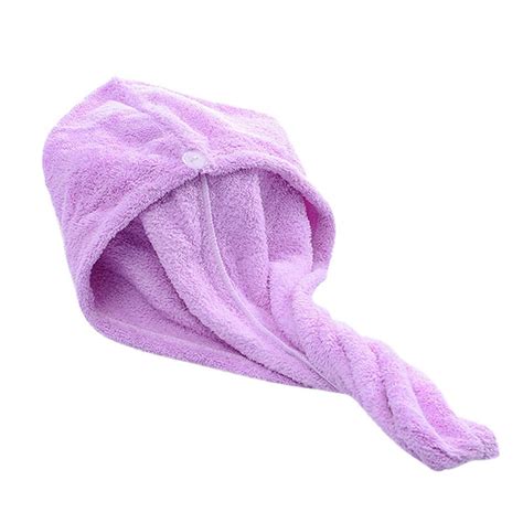 Super Absorbent Microfiber Hair Towel Anti Frizz Coral Fleece Hair