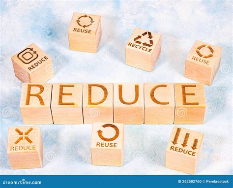 REDUCE, REUSE and RECYCLE Symbols As a Concept of Resource Saving Stock ...