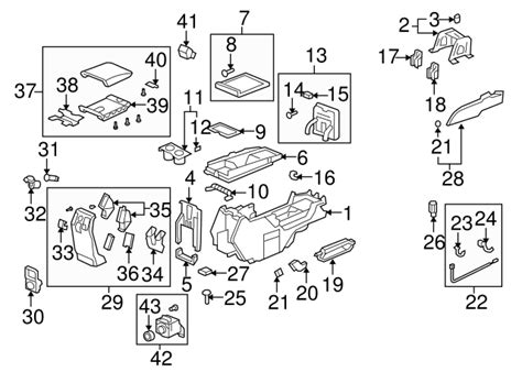 83417 S9v A11zc Console Air Vent 2006 2008 Honda Pilot