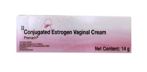 Conjugated Estrogens 0 625mg Premarin Vaginal Cream Packaging Size