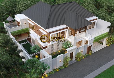 Desain Masterplan Rumah Villa Bali 2 Lantai Dr Ngurah Eka Di Denpasar