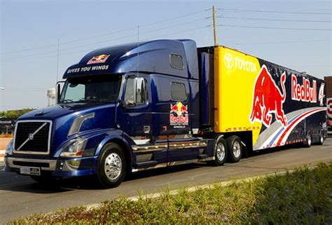 Red Bull Volvo Hauler Nascar Transporter Toyota Nascar Trucks