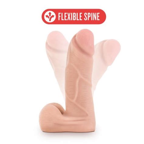 X5 Plus 5 Cock With Flexible Spine Beige Sex Toys And Adult