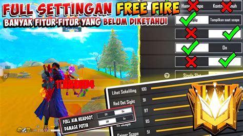 Penjelasan Settingan Kontrol Free Fire Headshot Setelah Update