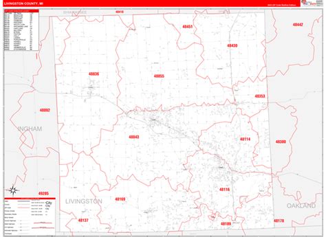 Map Of Livingston County Mi Maping Resources