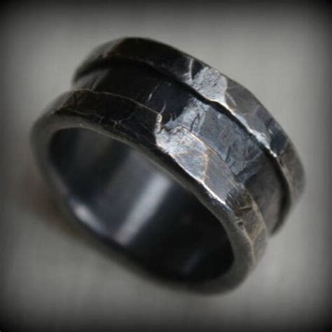 Unique Cracked Mens Ring Mens Dry Earth Band Etsy