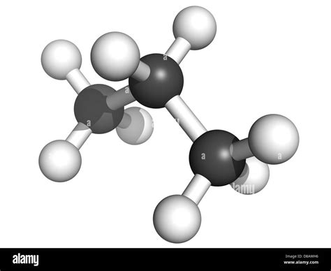 Propane C H Molecule Model And Chemical Organic Chemical Off