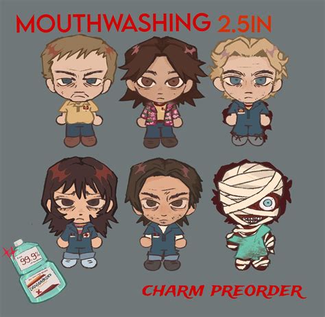 Mouthwashing Game Inch Charm Preorder Round Curly Anya Jimmy