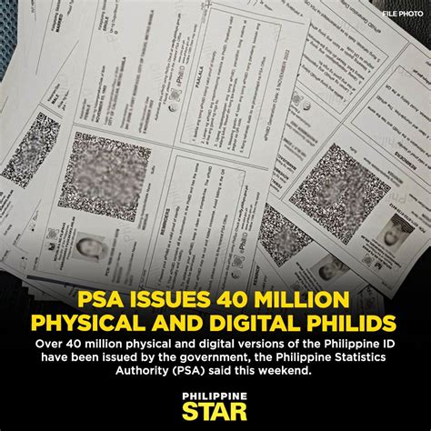 The Philippine Star On Twitter In A Statement The Psa Said It Has