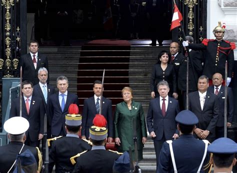 Macri Asistió A La Ceremonia Donde Kuczynski Juró Como Presidente De