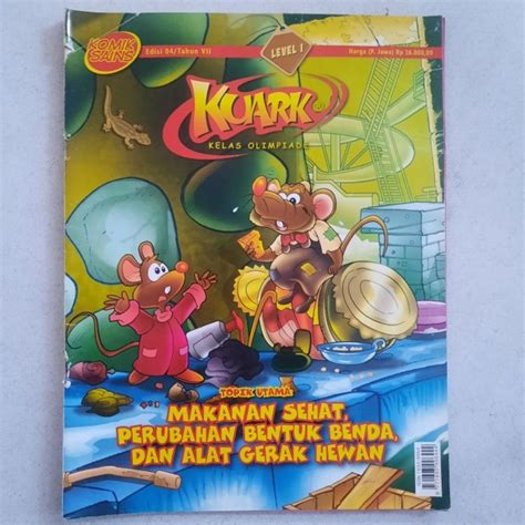 Jual Buku Bacaan Anak Komik Sains Edisi Level Kuark Kelas