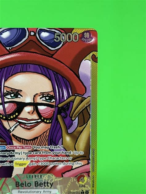 💥one Piece Series 5 Awakening Of The New Era Belo Betty Alt Art Op05