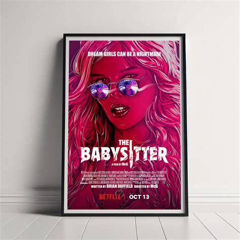 The Babysitter Movie Poster, Canvas Poster Printing, Classic Movie Wall ...