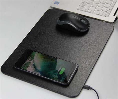 The Mouse Pad Features Integrated Wireless Charging Pad Gadgetsin