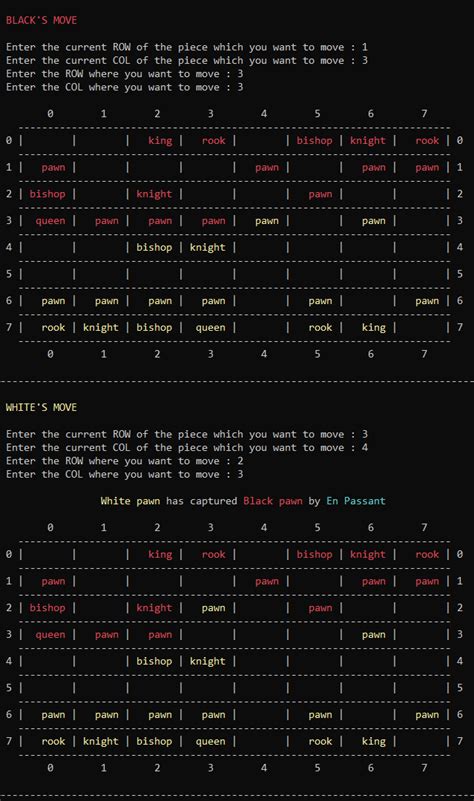 Github Vignesh227chess Game Two Player C Chess 🏆 Program Made