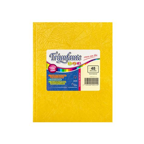 CUADERNO TRIUNFANTE T D X 50HR AMARILLO 325120 COMERCIAL SUMA