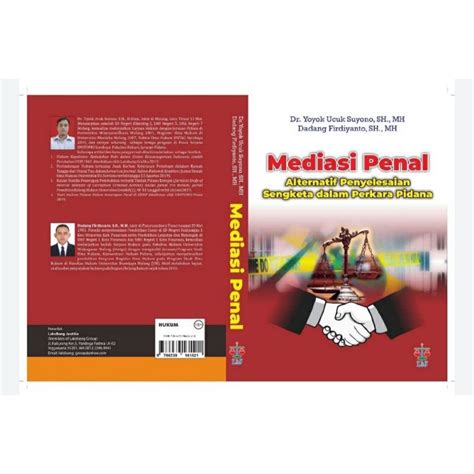 Jual Mediasi Penal Alternatif Penyelesaian Sengketa Dalam Perkara