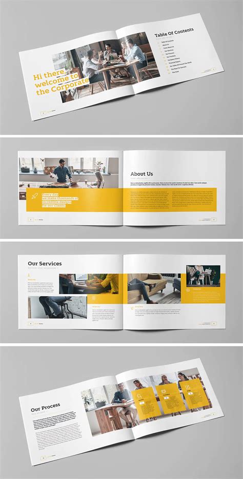 Business Landscape Brochure Template Indesign Indd 24 Pages Artofit