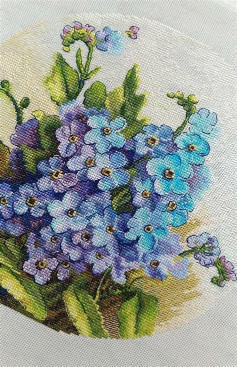 Pin On EMBROIDERY Cross Stitch Flowers Floral Cross Stitch Cross Stitch