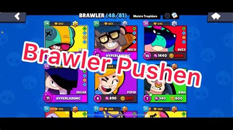 Brawl Stars Livestream Ich Pushe Meine Brawler Auf Rang Youtube