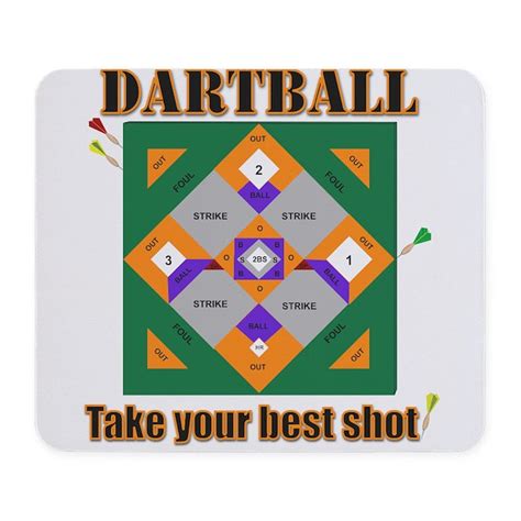 Dartball Board Mousepad by DDBaz