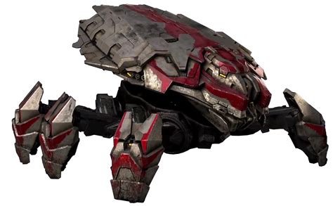 Halo Wars 2's Bristleback, the new Banished walker tank, render PNG. : halo