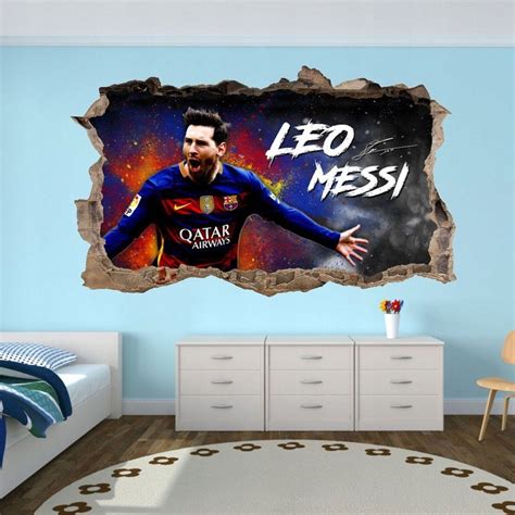 Autocolant De Perete 3D Lionel Messi 47x77 Cm Lilly Ro