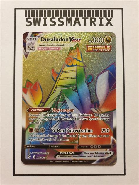 Pokemon Karte Duraludon Vmax 219 203 NM Kaufen Auf Ricardo