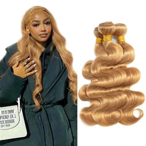 Amazon Honey Blonde Bundles Color Body Wave Human Hair