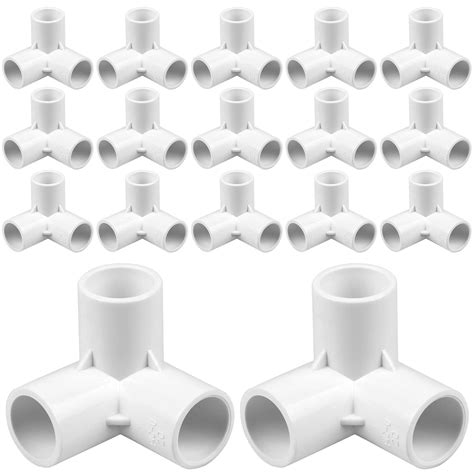 Buy 24 Pack 3 Way 3 4 In Pvc Fittings Pvc Elbow Fittings Pvc Pipe Connector For Greenhouse Shed