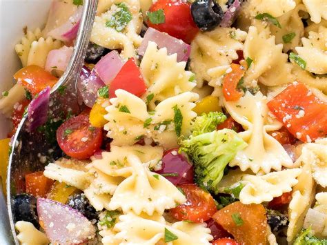 Bow Tie Pasta Salad Recipe With Balsamic And Cut