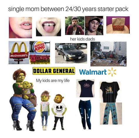 Single Mom Between 24 30 Years Starter Pack R Starterpacks Starter