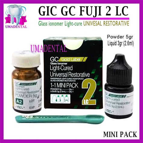 Jual Gic Gc Fuji Lc Glass Ionomer Restorative Warna A A Mini Pack