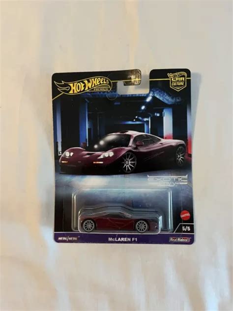 HOT WHEELS PREMIUM 2024 McLaren F1 Exotic Envy 5 5 EUR 8 82 PicClick FR