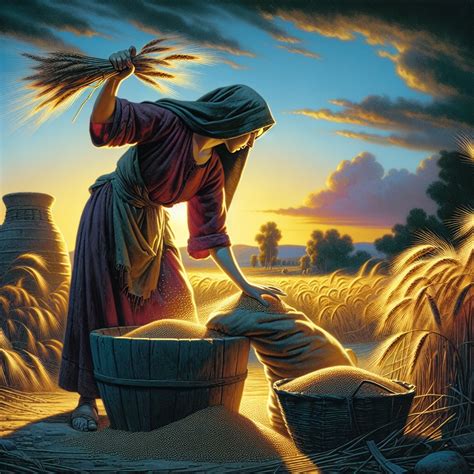 Ruth 2:17 Artwork | Bible Art