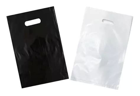 Bolsas Tipo Boutique X Sin Logo Blanco Y Negro Mercadolibre