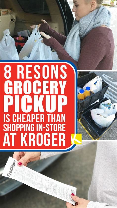 I save more using Kroger's grocery pickup than if I shop in-store. In ...