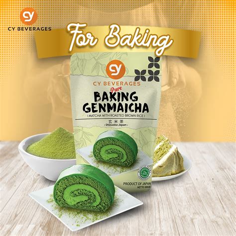 Cy Pure Baking Genmaicha G Matcha With Roasted Brown Rice Cy