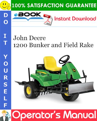 John Deere Bunker And Field Rake Operators Manual Serial No