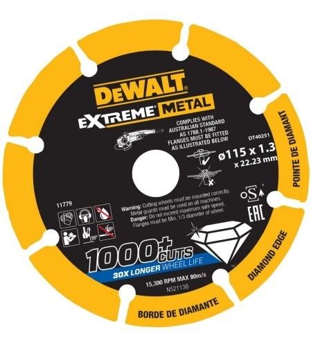 Dewalt Dt Extreme Runtime Diamond Blade Mm Power Tools Uk