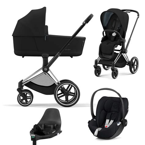 Cybex Priam New Generation Push Chair Set Chrome Black Deep Black