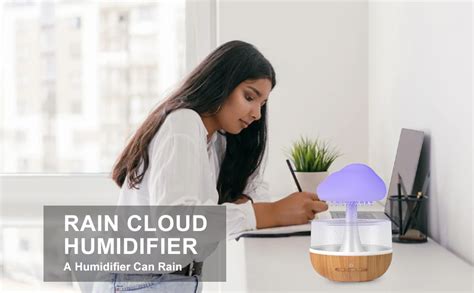 Amazon Rain Cloud Humidifier Water Drip Portable 2 In 1 Bedroom