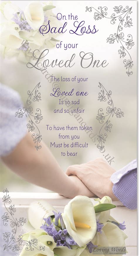 On the Loss of your Loved One | Greeting Cards by Loving Words